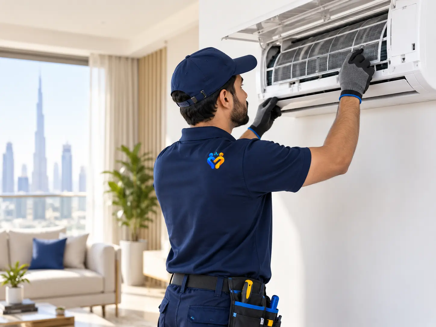 AC repair service in Dubai by YallaTamam service professional