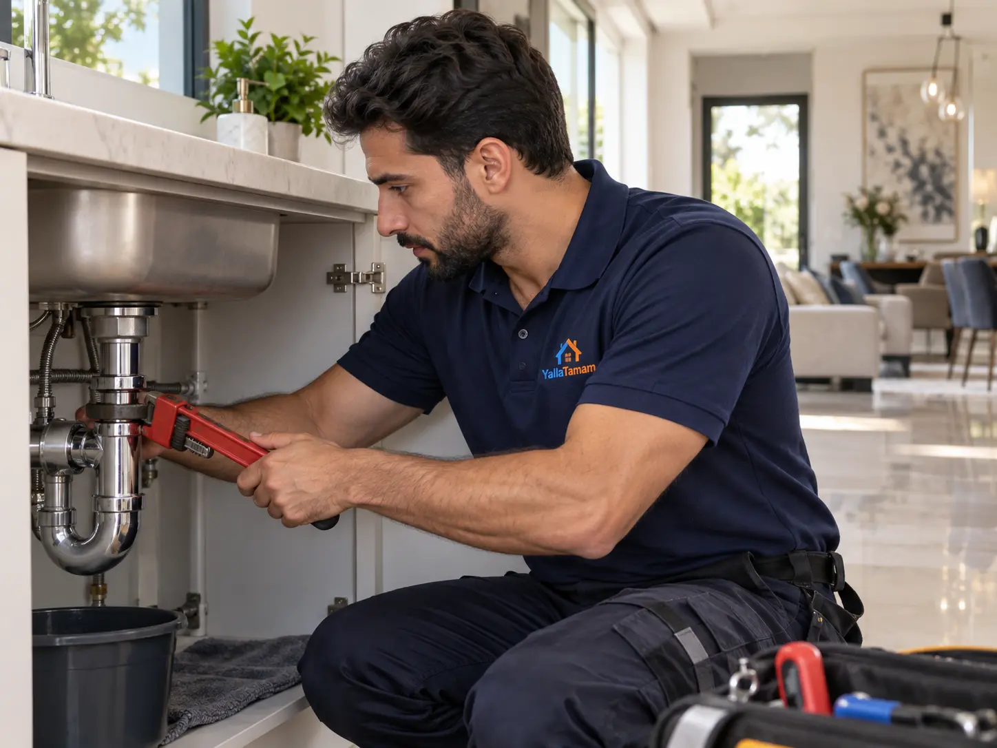 Plumbing service in Dubai by YallaTamam professional