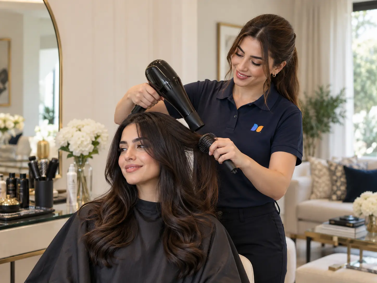 Salon at home service in Dubai through YallaTamam